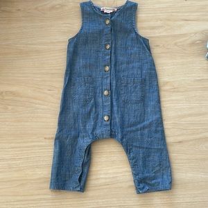 EUC Bonpoint Denim Overalls